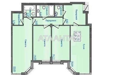 3-rooms apartment apartment by the address st. Fontanskaya dor Perekopskoy Divizii (area 97,0 m2) - Atlanta.ua - photo 18