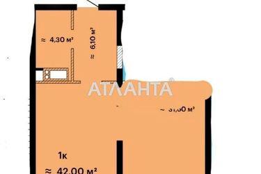 1-room apartment apartment by the address st. Literaturnaya (area 42,0 m2) - Atlanta.ua - photo 17