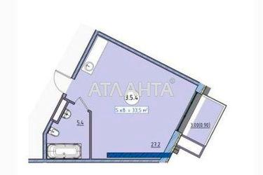1-room apartment apartment by the address st. Primorskaya Suvorova (area 33,5 m2) - Atlanta.ua - photo 10