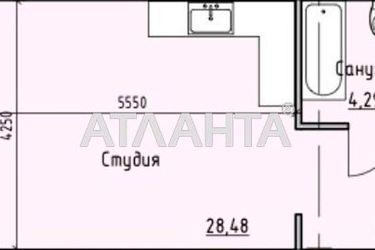 1-room apartment apartment by the address st. Primorskaya Suvorova (area 35,7 m2) - Atlanta.ua - photo 4