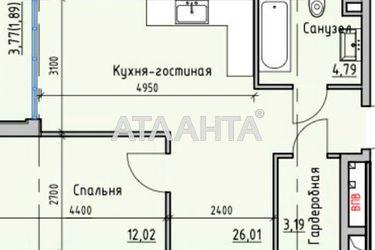 1-room apartment apartment by the address st. Primorskaya Suvorova (area 47,9 m2) - Atlanta.ua - photo 5