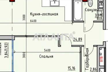 1-room apartment apartment by the address st. Primorskaya Suvorova (area 48,8 m2) - Atlanta.ua - photo 8