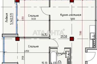 2-rooms apartment apartment by the address st. Primorskaya Suvorova (area 66,1 m2) - Atlanta.ua - photo 5