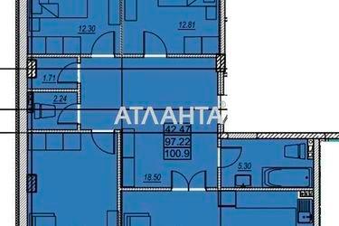 3-rooms apartment apartment by the address st. Zabolotnogo ak (area 101,0 m2) - Atlanta.ua - photo 6