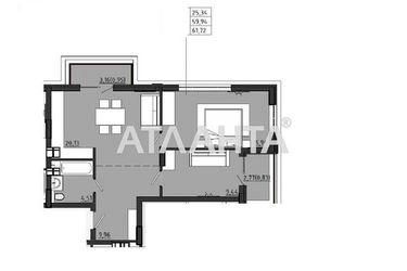 2-rooms apartment apartment by the address st. Chekhova (area 61,7 m2) - Atlanta.ua - photo 28