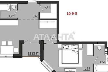 1-комнатная квартира по адресу ул. Чехова (площадь 49,5 м2) - Atlanta.ua - фото 8