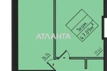 1-кімнатна квартира за адресою вул. Дача ковалевського (площа 47,0 м2) - Atlanta.ua - фото 9