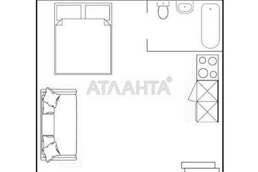 1-room apartment apartment by the address st. Raduzhnyy m n (area 38,2 m2) - Atlanta.ua - photo 14