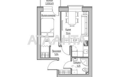 1-room apartment apartment by the address st. 7 km ovidiopolskoy dor (area 31,6 m2) - Atlanta.ua - photo 7