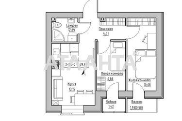 2-rooms apartment apartment by the address st. 7 km ovidiopolskoy dor (area 39,7 m2) - Atlanta.ua - photo 5