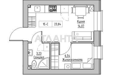 1-room apartment apartment by the address st. 7 km ovidiopolskoy dor (area 23,8 m2) - Atlanta.ua - photo 5