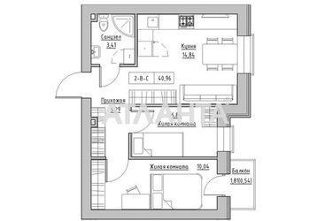 2-rooms apartment apartment by the address st. 7 km ovidiopolskoy dor (area 41,0 m2) - Atlanta.ua - photo 8