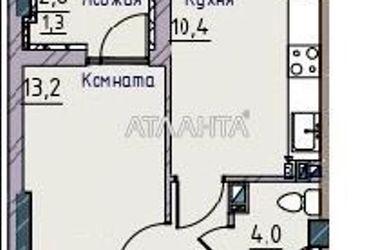 1-room apartment apartment by the address st. Paustovskogo (area 40,8 m2) - Atlanta.ua - photo 6