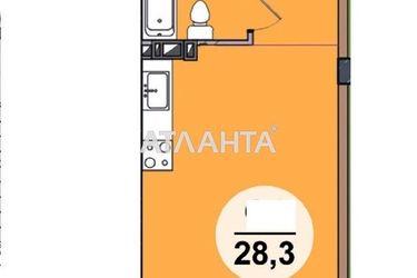 1-room apartment apartment by the address st. Paustovskogo (area 28,0 m2) - Atlanta.ua - photo 6