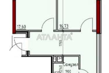 2-комнатная квартира по адресу ул. Дачная (площадь 65,6 м2) - Atlanta.ua - фото 6