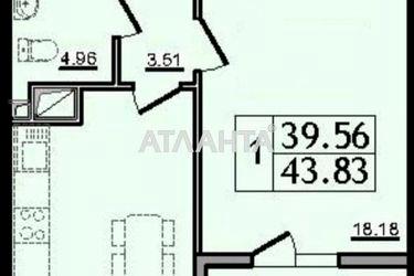 1-кімнатна квартира за адресою вул. Сахарова (площа 43,8 м2) - Atlanta.ua - фото 30