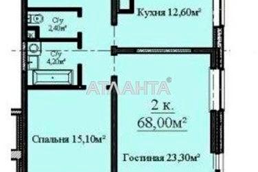 2-комнатная квартира по адресу ул. Гагаринское плато (площадь 68,0 м2) - Atlanta.ua - фото 10