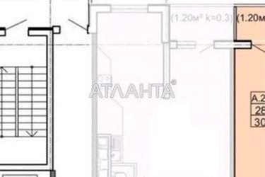 1-room apartment apartment by the address st. Topolinnyy per (area 42,5 m2) - Atlanta.ua - photo 8