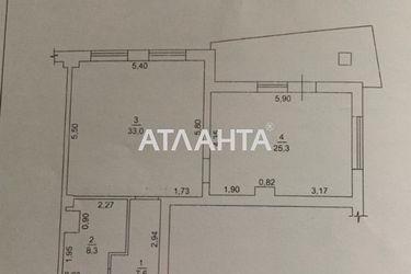 1-комнатная квартира по адресу Ванный пер. (площадь 78,5 м2) - Atlanta.ua - фото 18