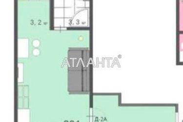 1-room apartment apartment by the address st. Knyazheskaya Baranova (area 31,7 m2) - Atlanta.ua - photo 16
