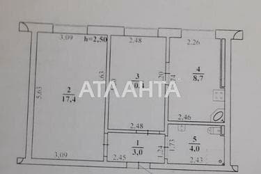 2-комнатная квартира по адресу Добровольского пр. (площадь 43,5 м²) - фото 28 2-комнатная квартира по адресу Добровольского пр. (площадь 43,5 м²) - Atlanta.ua - фото 28