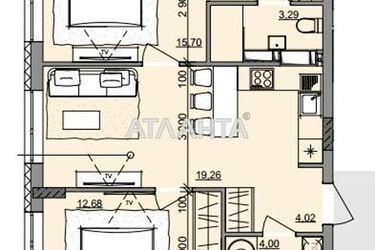 2-rooms apartment apartment by the address st. Bocharova gen (area 58,8 m2) - Atlanta.ua - photo 6