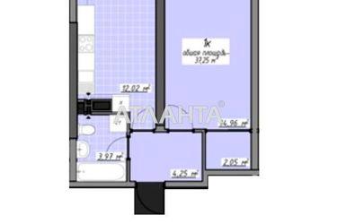 1-room apartment apartment by the address st. Glushko ak pr Dimitrova pr (area 37,3 m2) - Atlanta.ua - photo 10