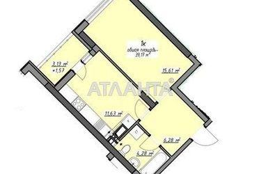 1-room apartment apartment by the address st. Glushko ak pr Dimitrova pr (area 39,1 m2) - Atlanta.ua - photo 10