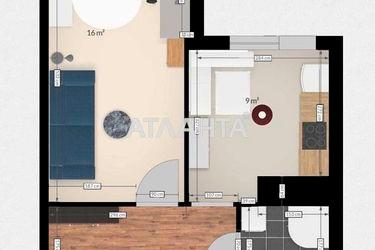 1-room apartment apartment by the address st. Tsvetaeva gen (area 37,0 m2) - Atlanta.ua - photo 18