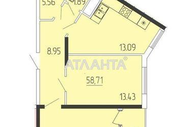 2-rooms apartment apartment by the address st. Krasnova (area 58,7 m2) - Atlanta.ua - photo 16