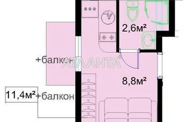 1-room apartment apartment by the address st. Pervomayskiy 1 y per (area 11,5 m2) - Atlanta.ua - photo 8
