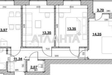 3-rooms apartment apartment by the address st. Zaliznichna (area 78,0 m2) - Atlanta.ua - photo 30