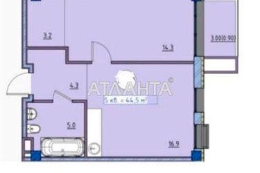 1-room apartment apartment by the address st. Primorskaya Suvorova (area 44,5 m2) - Atlanta.ua - photo 9