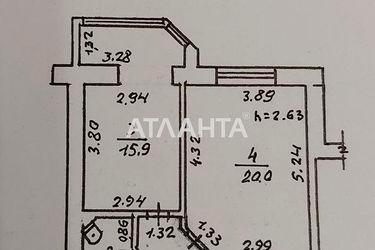 1-room apartment apartment by the address st. Kostandi (area 50,6 m2) - Atlanta.ua - photo 24