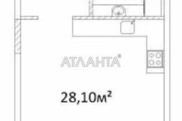 1-room apartment apartment by the address st. Gagarina pr (area 40,5 m2) - Atlanta.ua - photo 10