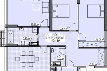 3-rooms apartment apartment by the address st. Kurortnyy per (area 104,0 m2) - Atlanta.ua - photo 6