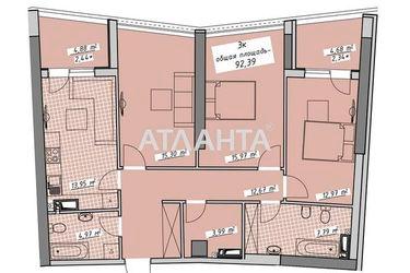 2-rooms apartment apartment by the address st. Kurortnyy per (area 93,0 m2) - Atlanta.ua - photo 12