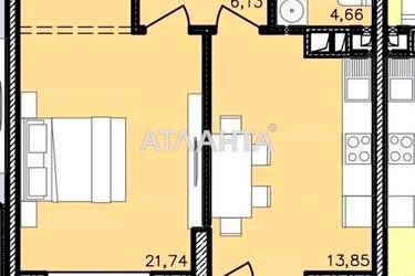 1-room apartment apartment by the address st. Franko Ivana (area 49,9 m2) - Atlanta.ua - photo 14