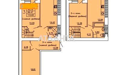 2-rooms apartment apartment by the address st. Dnepropetr dor Semena Paliya (area 111,0 m2) - Atlanta.ua - photo 8