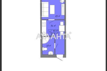 1-room apartment apartment by the address st. Nebesnoy Sotni pr Zhukova marsh pr Leninskoy iskry pr (area 24,2 m2) - Atlanta.ua - photo 30