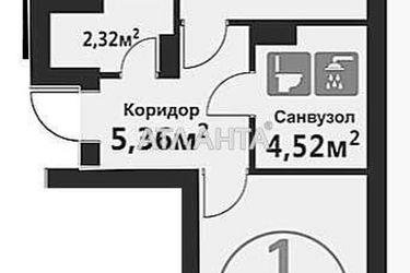 1-room apartment apartment by the address st. Glinyanskiy Trakt ul (area 49,3 m2) - Atlanta.ua - photo 6