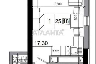 1-room apartment apartment by the address st. 7 km ovidiopolskoy dor (area 26,0 m2) - Atlanta.ua - photo 7