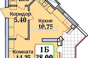 1-room apartment apartment by the address st. Geroev Krut Tereshkovoy (area 38,0 m2) - Atlanta.ua - photo 16