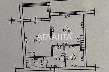 1-room apartment apartment by the address st. Nikolaevskaya (area 37,5 m2) - Atlanta.ua - photo 22