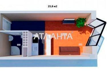 1-room apartment apartment by the address st. Chernomorskogo Kazachestva (area 25,8 m2) - Atlanta.ua - photo 12