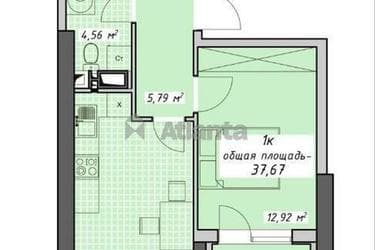 1-комнатная квартира по адресу Курортный пер. (площадь 37,7 м²) - imageAlt 17 1-комнатная квартира по адресу Курортный пер. (площадь 37,7 м²) - Atlanta.ua - imageAlt 17