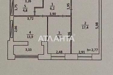 2-комнатная квартира по адресу ул. Сахарова (площадь 52,1 м2) - Atlanta.ua - фото 5