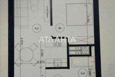 1-комнатная квартира по адресу ул. Чехова (площадь 38,0 м2) - Atlanta.ua - фото 8