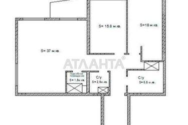 2-rooms apartment apartment by the address st. Gagarina pr (area 103,0 m2) - Atlanta.ua - photo 22