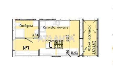 1-room apartment apartment by the address st. Slobodskaya (area 25,4 m2) - Atlanta.ua - photo 6